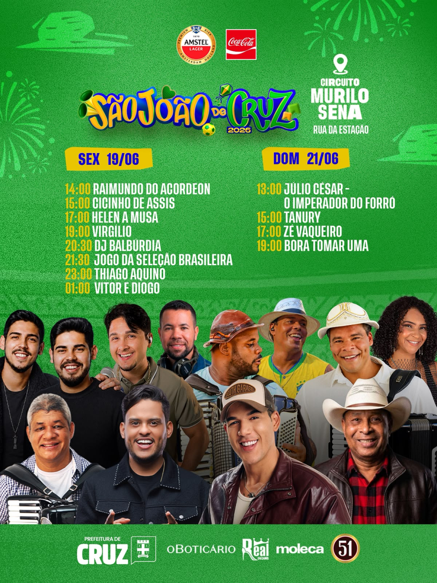 Programação do circuito Murilo Sena. 