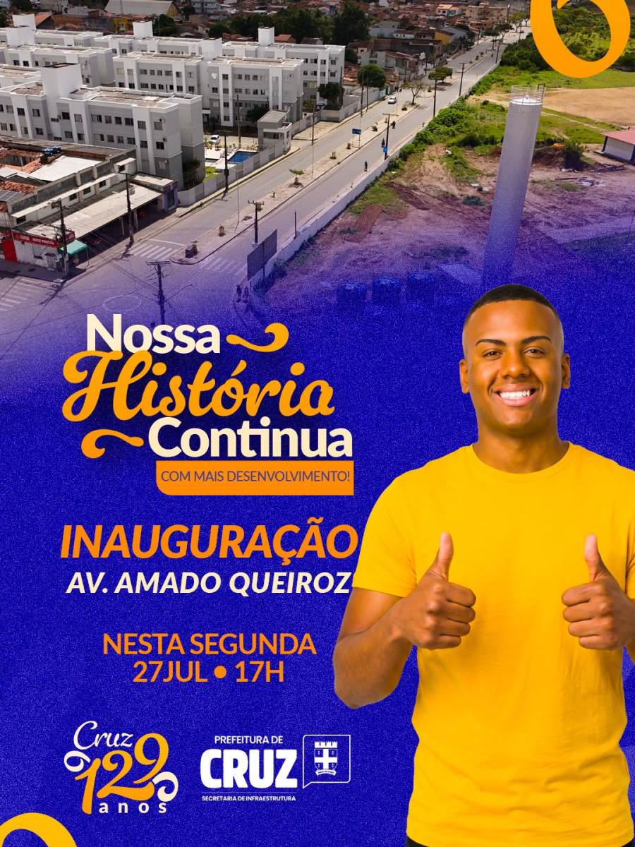 É hoje: Prefeitura inaugura nova Avenida Amado Queiroz às 17h*
